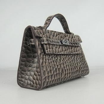 Hermes Kelly 22CM Grey Stone Stripe