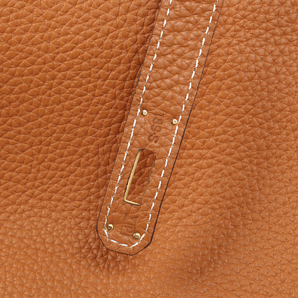 Hermes Spring Summer 2013 Shopping Bag H1046 in Camel with Gold hardware