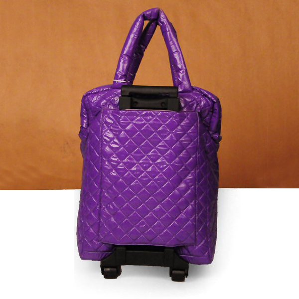 Chanel CoCo Cocoon Quilted Nylon Trolley A47204 Hyacinthine