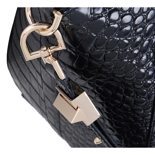 Givenchy Antigona Bag Crocodile Leather 9981 Black