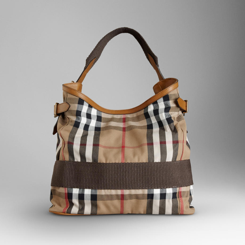 MEDIUM VINTAGE HOUSE CHECK HOBO BAG