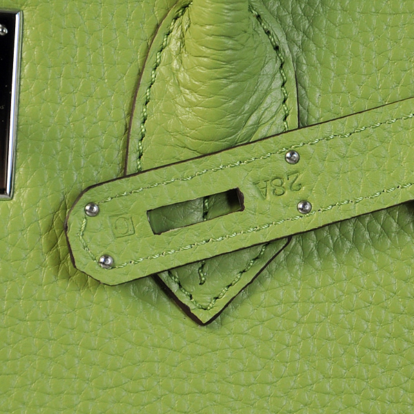 Hermes Birkin 35CM clemence leather in Light green with Gold hardware