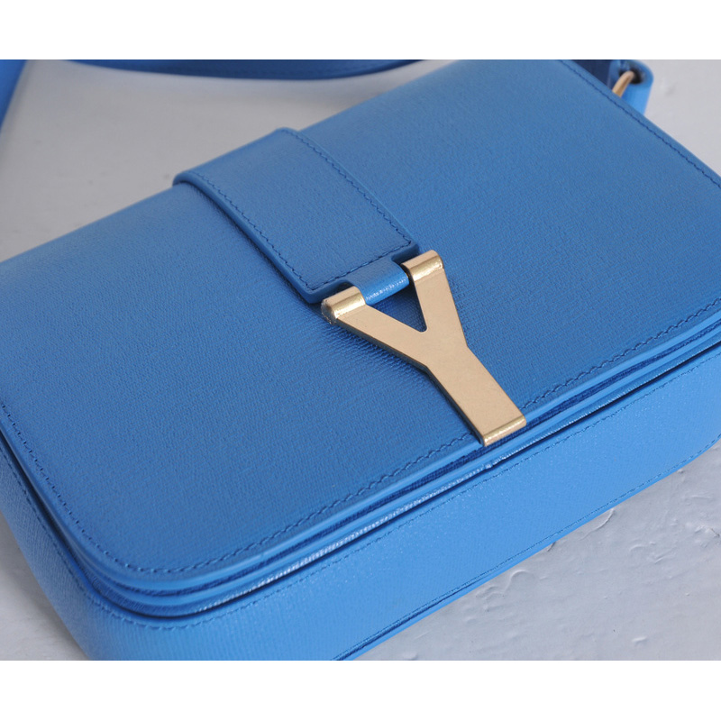 Yves Saint Laurent Large Chyc Shoulder Bag Blue 66011