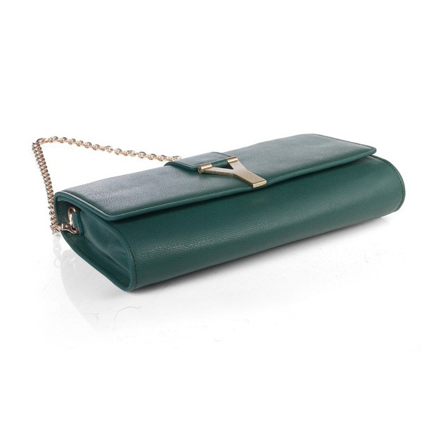 Yves Saint Laurent Chyc Travel Case 265701 Dark Green