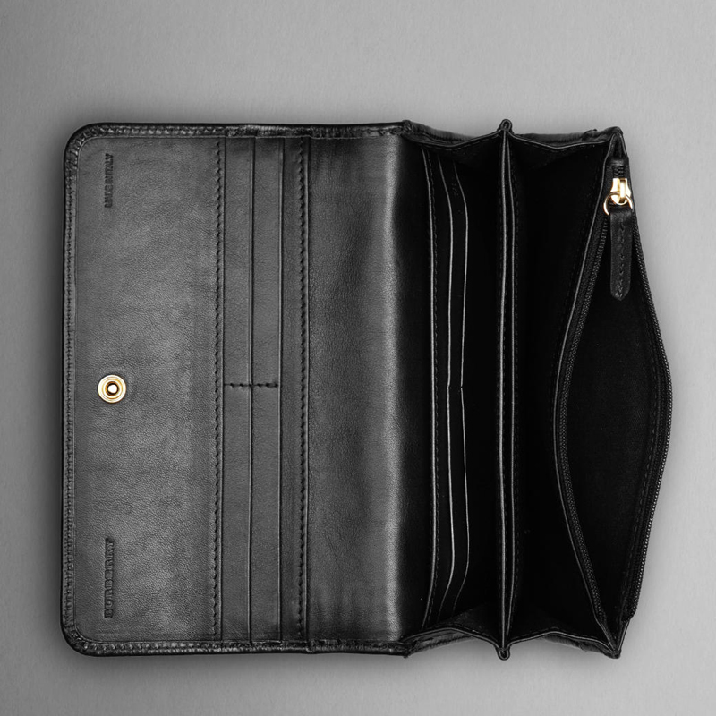 BRIDLE HOUSE CHECK CONTINENTAL WALLET