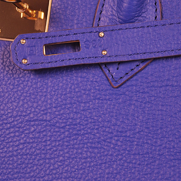 Hermes Birkin 35CM togo leather in Sapphire with Gold hardware