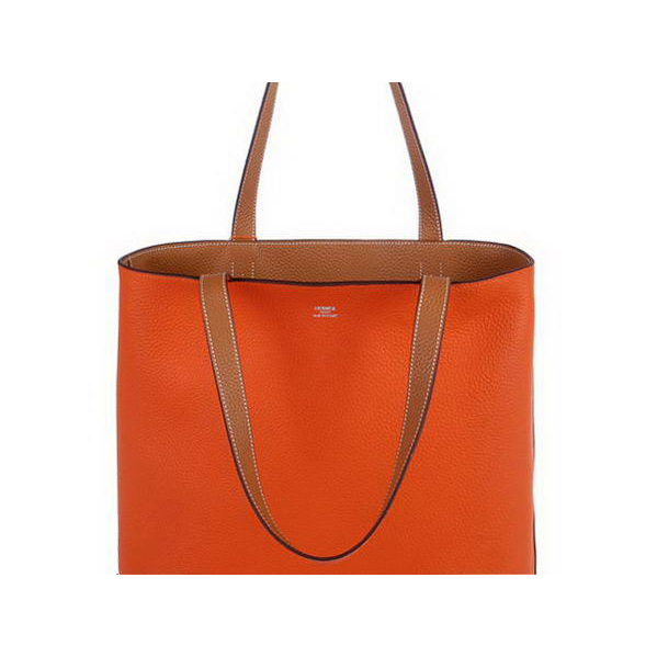 Hermes Shopping Bag 37CM Totes Clemence Leather Wheat