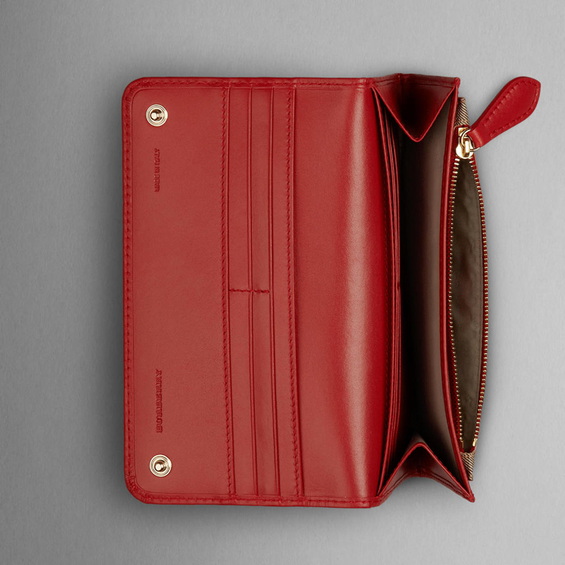 HAYMARKET CHECK CONTINENTAL WALLET