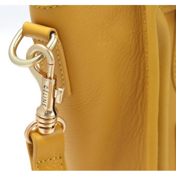 Celine Luggage small Fashion Bag Yellow