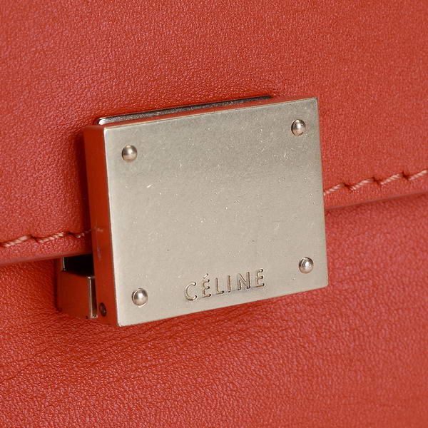 Newest 2012 Celine Trapeze Bags Original Leather 3342 Orange