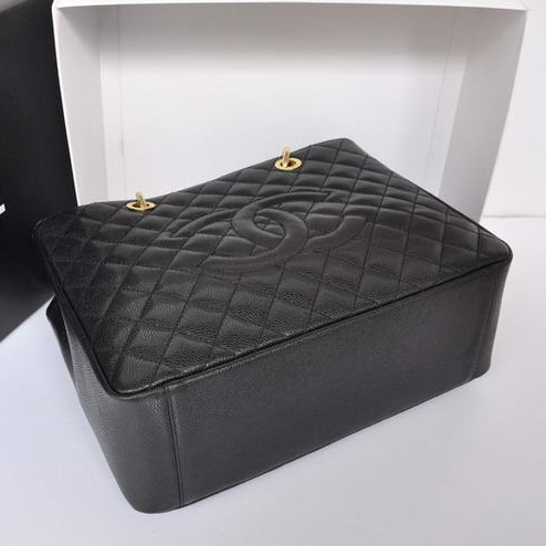 Chanel A50995 Original Caviar Leather Shoulder Bag Black