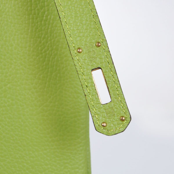 Hermes kelly 35CM togo leather in Light green with Gold hardware