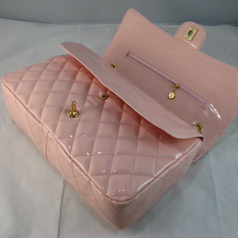 Chanel Pink color with Gold chain