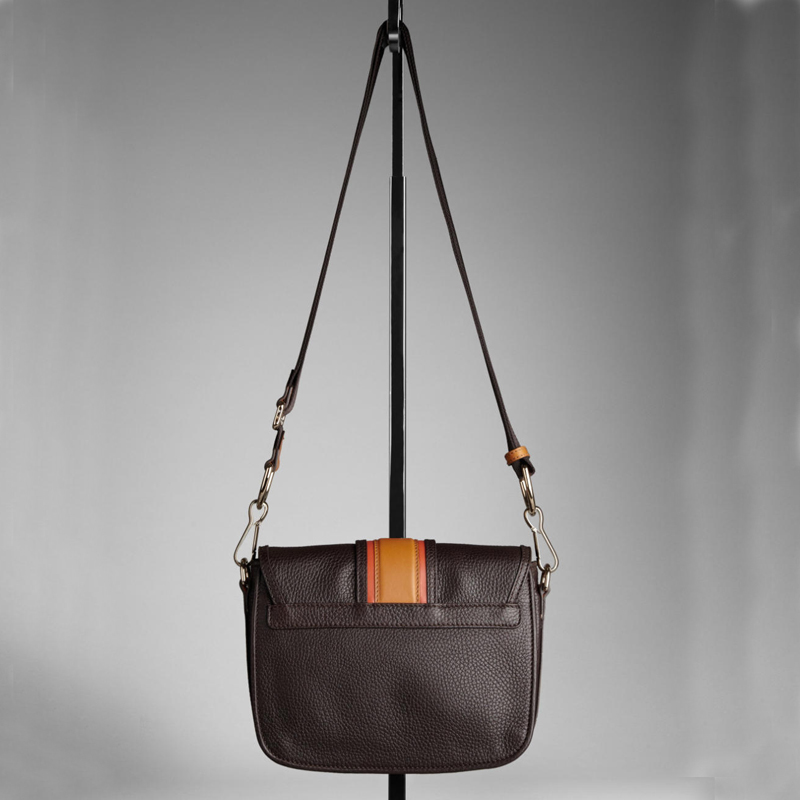 SMALL GRAINY LEATHER CROSSBODY BAG