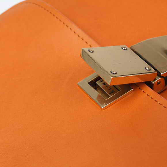 Celine Classic Box Large Flap Bag Orange