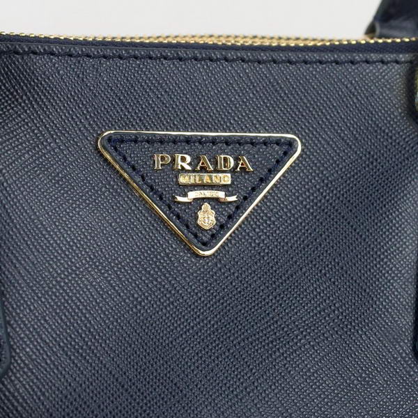 Prada Saffiano Calf Leather Totes BN1801 Blue