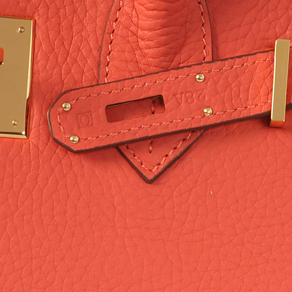 Hermes Birkin 30CM clemence leather in Watermelon Red with Gold hardware