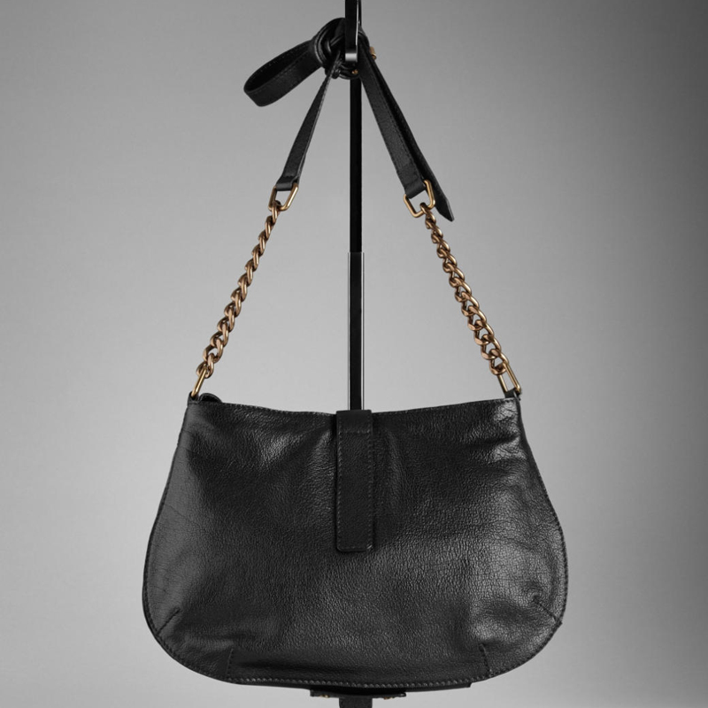 MEDIUM LEATHER VINTAGE LOCK CROSSBODY BAG