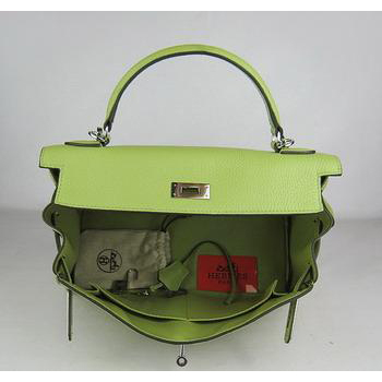 Hermes Kelly 32CM Green(silver)