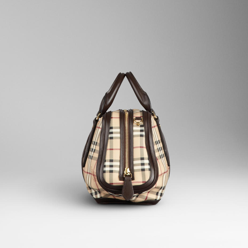 LARGE HAYMARKET CHECK BOWLING BAG