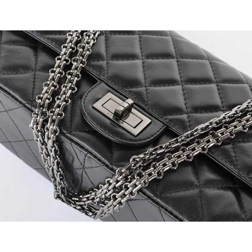 Chanel Classic Quilted Flap Bag 1113 Black Antique