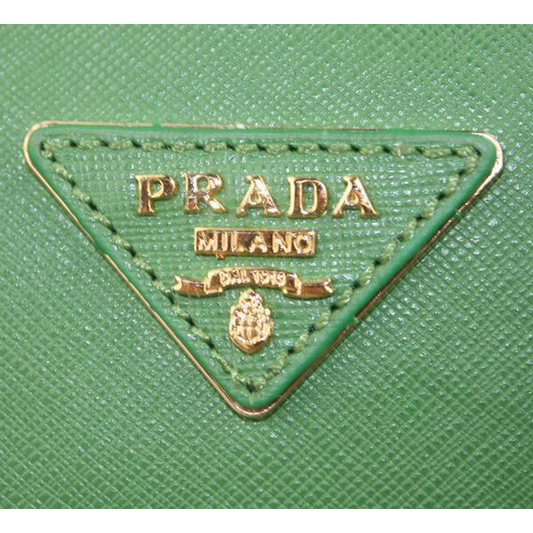 Prada Saffiano Leather Medium Tote Bag BL0808 Green