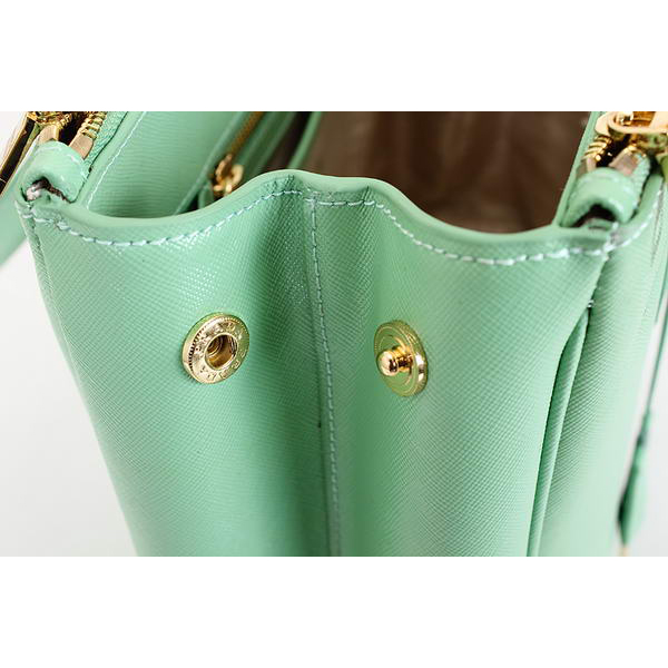 New Prada Classic Saffiano Leather Medium Tote Bag BN1801 Green