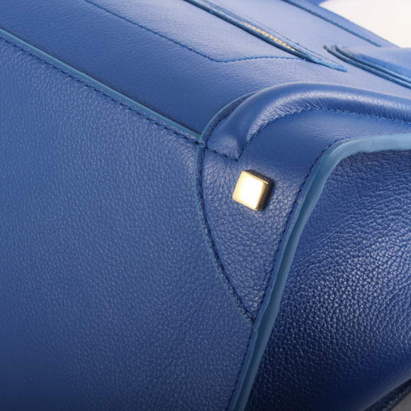 Celine Luggage Bags Jumbo in Lambskin Blue