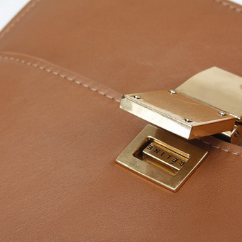 Celine Cow Leather Handbag 80077 Tan