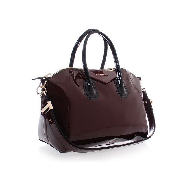 Givenchy Burgundy plain paint Leather bag 9981