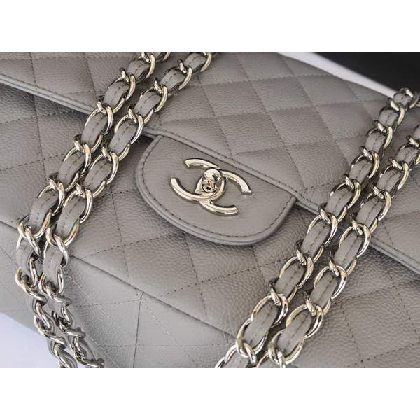 Chanel Original Caviar Leather Flap Bag A28600 Grey