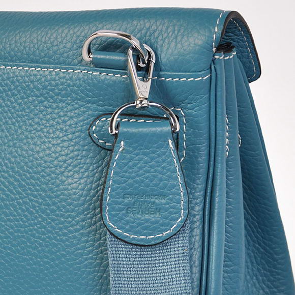 2012 New Hermes Bags Clemence Leather Blue