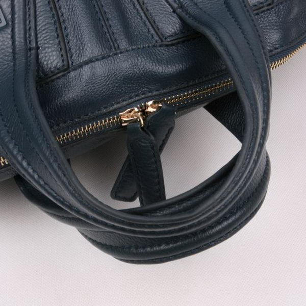 Givenchy Fashion Cow Leather Top Handle Bags Deep Blue 29881