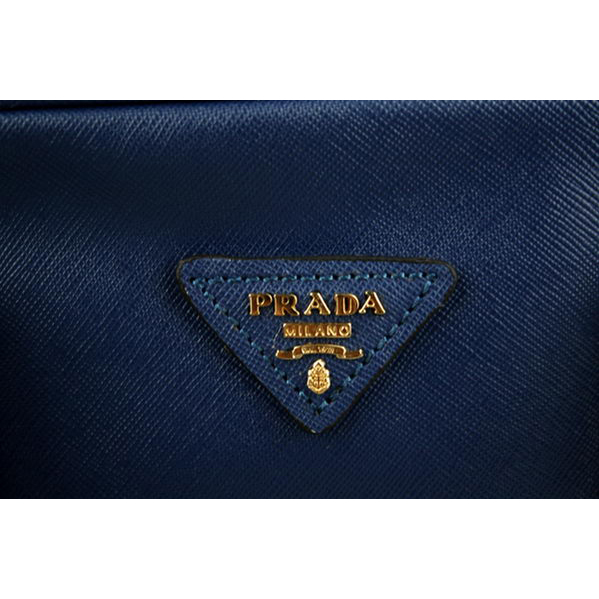 Prada Saffiano Leather Medium Tote Bag BL5018 Royalblue