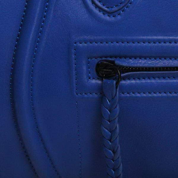 Celine Luggage Phantom Square Bags Smooth Leather 108905 Blue