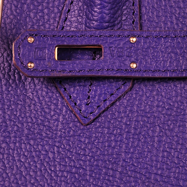 Hermes Birkin 35CM togo leather in Iris Purple with Gold hardware