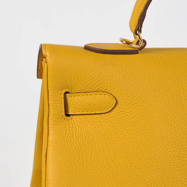 Hermes kelly 35CM Yellow togo leather(Gold)