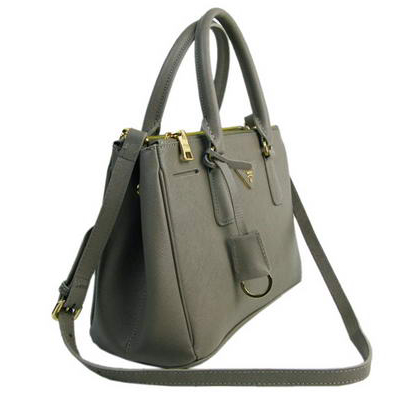 Prada Classic Saffiano Leather Medium Tote Bag BN1801 Light Grey