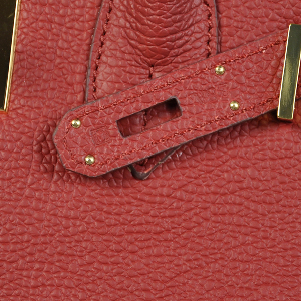 Hermes Birkin 30CM togo leather in Purplish red with Gold hardware