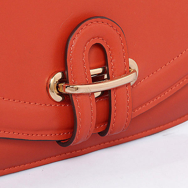 Hermes new 2012 bag Cowskin leather in Orange with Gold hardware