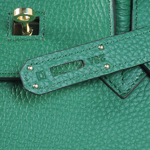 Hermes Birkin 35CM clemence leather in Dark green with Gold hardware