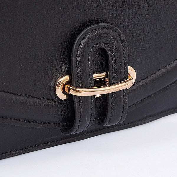 Hermes new 2012 bag Cowskin leather in black with Gold hardware