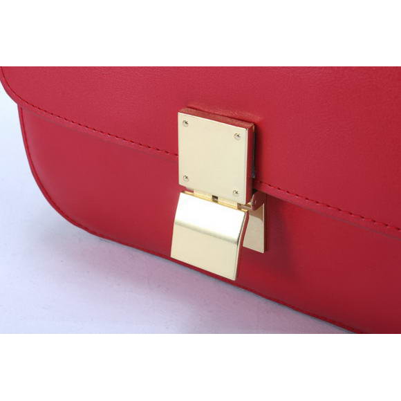 Celine Classic Medium in Box Lambskin Red