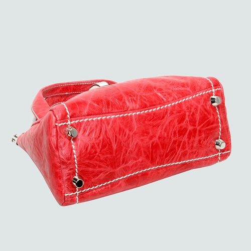 Miu Miu Shiny Leather Tote Flap Bags 90280 Red