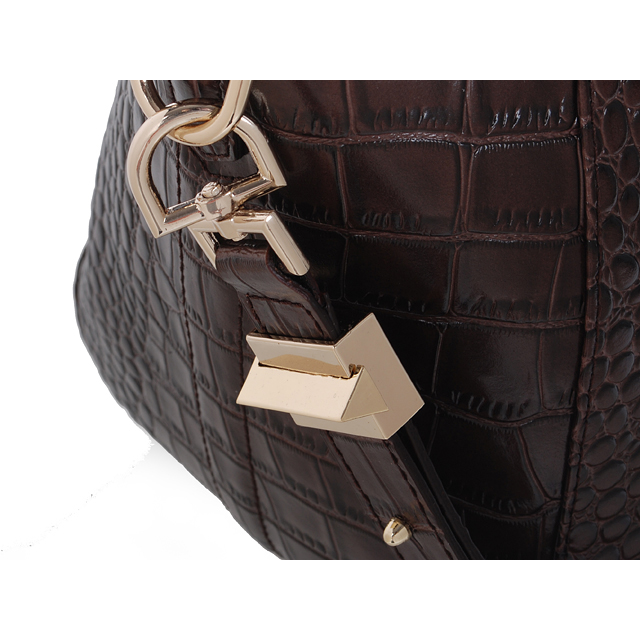 Givenchy Antigona Bag Crocodile Leather 9981 Coffee