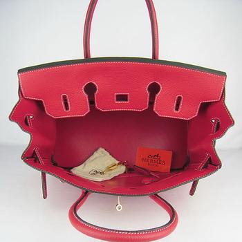 Hermes 35CM Red (gold)