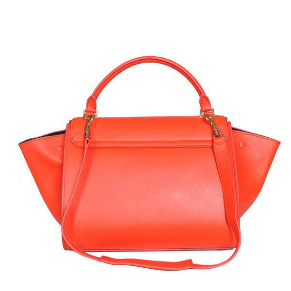 Fashion Celine Trapeze Bags Calf Leather C008 Light Red