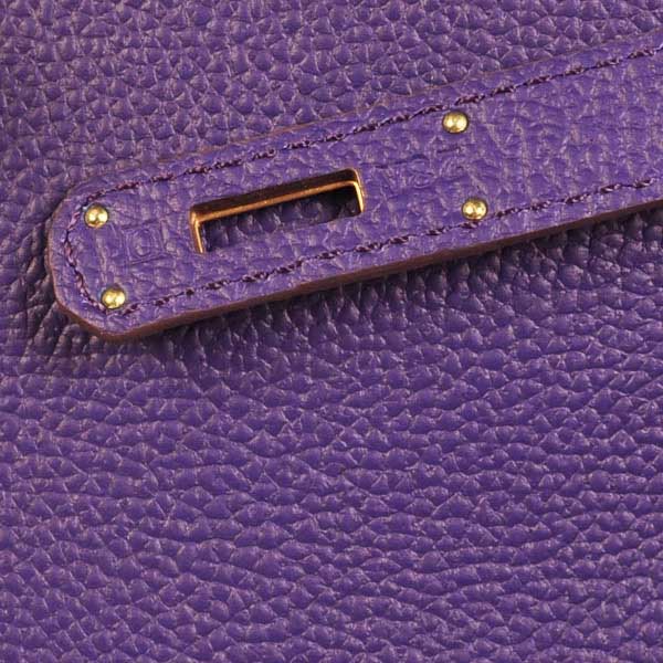 Hermes kelly 35CM Iris Purple togo Leather(Gold)