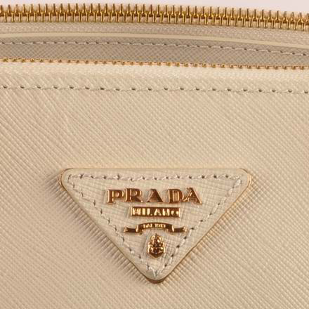 Prada Maxi Saffiano Leather Tote Bag White