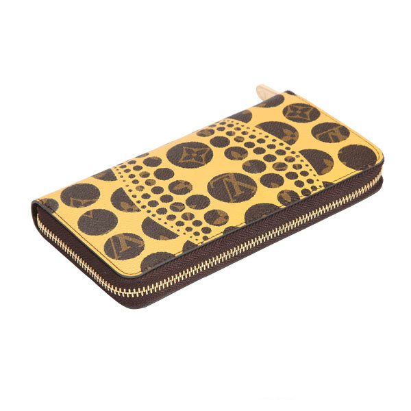 Louis Vuitton Yayoi Kusama Zippy Wallet M60449 Yellow